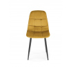 Jídelní židle K417, hořčicová