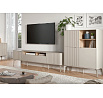Tv komoda BELUCI RTV-1, kašmír / dub cremona