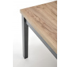 Jídelní stůl TIAGO KWADRAT, Dub craft/Černá