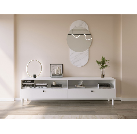 Televizní stolek DULLUM 200, bílá/bílá Televizní stolek DULLUM 200, bílá/bílá