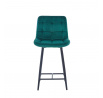 Barová židle H1-FX, zelená / černá