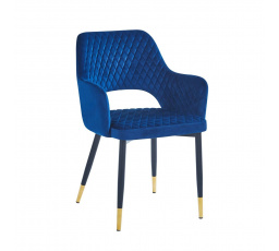 Židle velvet modrá K3-FX