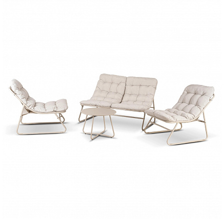 Sada Zahradního Nábytku MEGARA Béžová