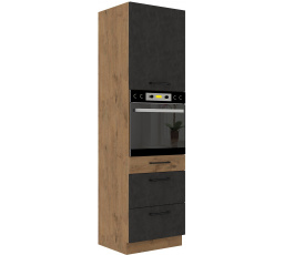 Kuchyňská skříň VEGAS - 60 DPS-210 3S 1F, Dub Lancelot / Matera