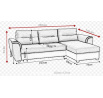 Rohová sedací souprava TOMEK, Inari 91 + Soft 11, Levá