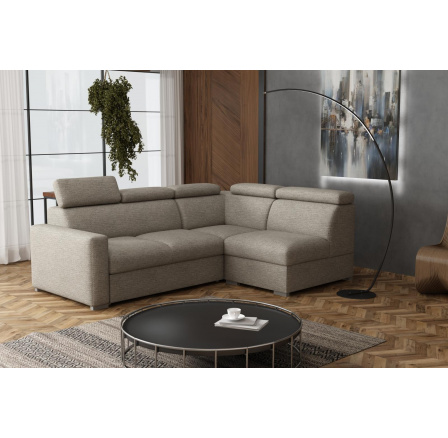 Sedací souprava Petrit VII pravá Aragon hnědošedá Sedací souprava Petrit VII pravá Aragon hnědošedá