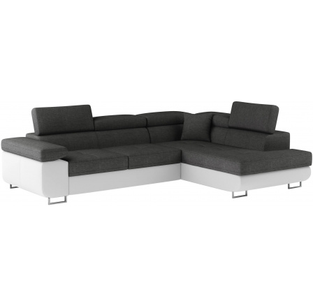 Rohová sedací souprava ANTON, Sawana 05/Soft 17 Pravá