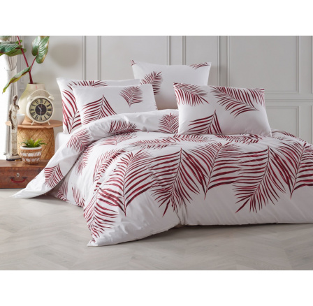 Povlečení francouzské bavlna 240x220,70x90 Palmera vínová