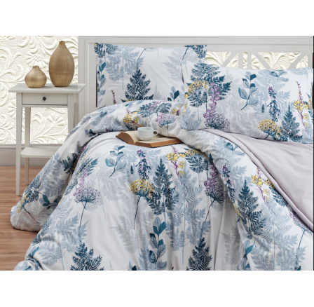 Krepový povlak na polštář Wood grey 70x90