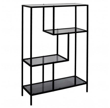 Regál Edison černý M