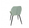 Jídelní židle, zelená, látka, CT-285 GRN2