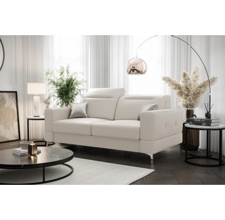 Sofa MALIBU II 180 cm přírodní kůže - Kůže ecru