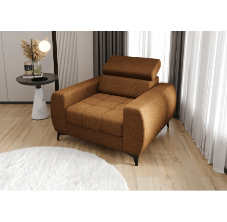 Křeslo PORTO 110 cm - Odstíny jantarové