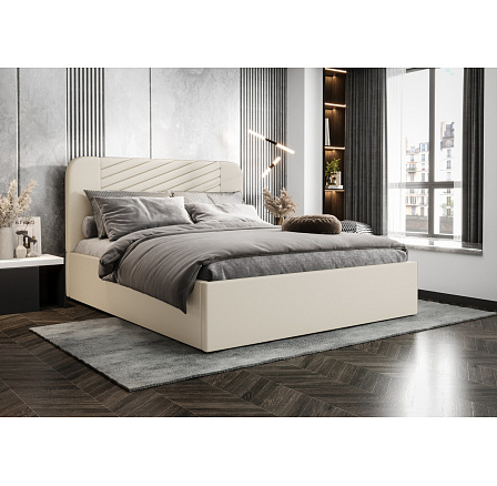 POSTEL VENEZIA Z PŘÍRODNÍ KŮŽE S ÚLOŽNÝM PROSTOREM - 160 cm x 200 cm, kovový na plynových vzpěrách POSTEL VENEZIA Z PŘÍRODNÍ KŮŽE S ÚLOŽNÝM PROSTOREM - 160 cm x 200 cm, kovový na plynových vzpěrách