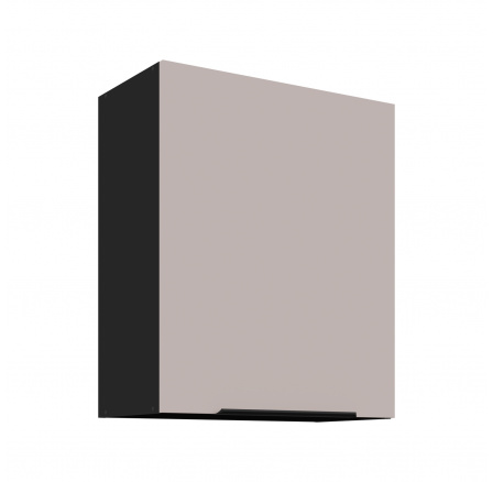 Horní skřínka ARONA - 60 G-72 1F, Černá mat/Kašmír Horní skřínka ARONA - 60 G-72 1F, Černá mat/Kašmír