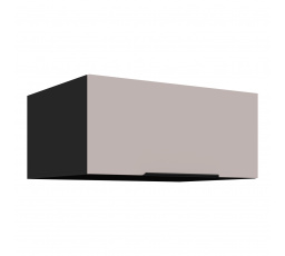 Horní skřínka ARONA - 80 NAGU-36 1F, Černá mat/Kašmír