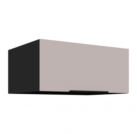 Horní skřínka ARONA - 80 NAGU-36 1F, Černá mat/Kašmír