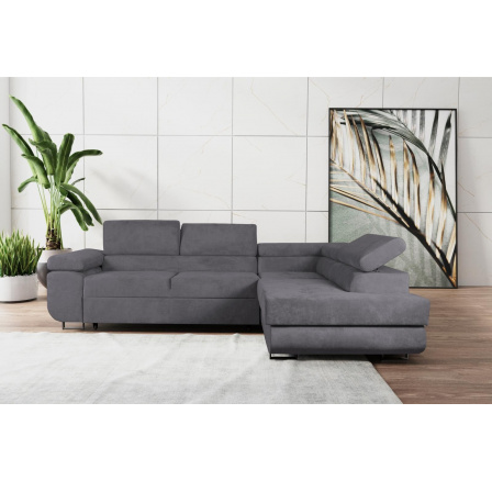 Sedací souprava Dolly P tmavě šedá Sedací souprava Dolly P tmavě šedá