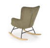 Houpací křeslo BELMIRO, Olivově zelené