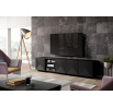 TV komoda Asha, černý mat