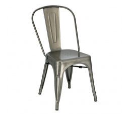 Kovová židle Paris inspirovaná Tolix