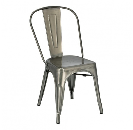 Kovová židle Paris inspirovaná Tolix