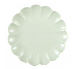 Dezertní talíř Iris 20,5 cm zelený světlý
