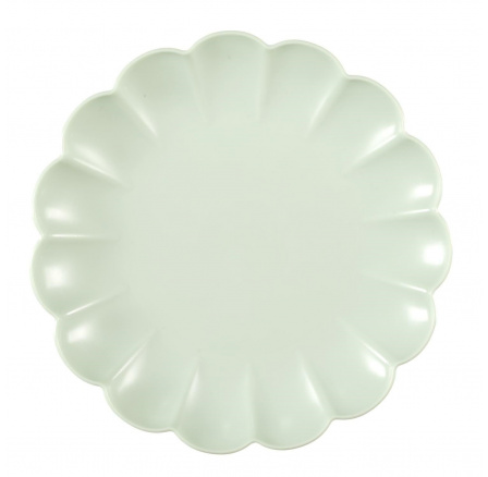 Dezertní talíř Iris 20,5 cm zelený světlý