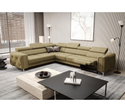 Rohová sedací souprava s funkcí , relax ORION I 325x255 cm - volitelný odstín , levá