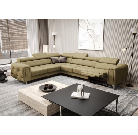 Rohová sedací souprava s funkcí , relax ORION I 325x255 cm - volitelný odstín , levá