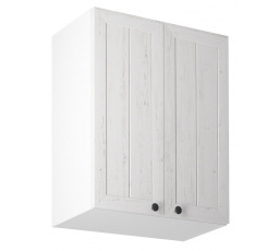 Kuchyňská horní skřínka PROWANSJA G60, Bílá/Borovice Andersen