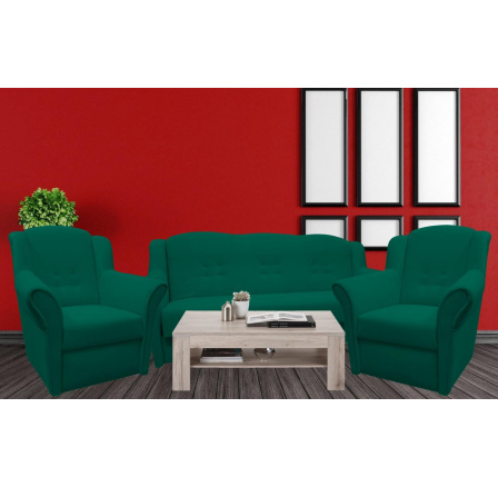 Sedací souprava Agáta Matt Velvet tyrkysová