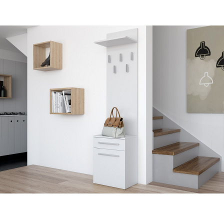 Předsíňová stěna Topaz bílá Předsíňová stěna Topaz bílá