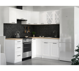 Rohová kuchyňská linka Astra grafit MAT