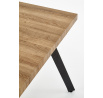 Jídelní stůl BERLIN, Ořech/Černá