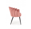 Jídelní židle K410, růžový Velvet