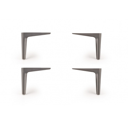 Postel MODULO N1 - Nohy postele (sada), Černé