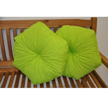 Polštář hvězda světle zelený set 2 kusy Polštář hvězda světle zelený set 2 kusy