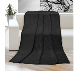 Deka micro dvojlůžko 200x230cm černá