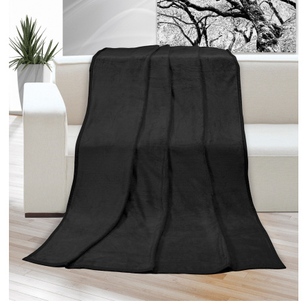 Deka micro dvojlůžko 200x230cm černá Deka micro dvojlůžko 200x230cm černá