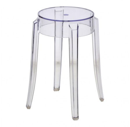 Stolička Duch, transparentní 46 cm Stolička Duch, transparentní 46 cm