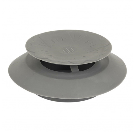 Silikonová zátka do dřezu šedá Silikonová zátka do dřezu šedá