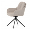 Jídelní židle, béžová, látka, DCH-P3174 LAN2