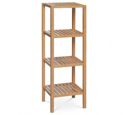 Regál, masiv, hnědá, DR-011-4