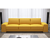 Sofa ZARA DL, 270 cm přírodní kůže - červená kůže