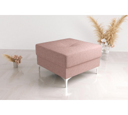 Taburet  s kontejnerem 70 x 70 cm - Odtíny růžové