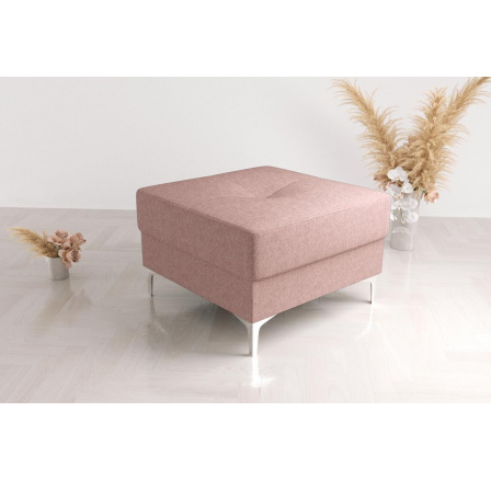 Taburet s kontejnerem 70 x 70 cm - Odtíny růžové Taburet s kontejnerem 70 x 70 cm - Odtíny růžové