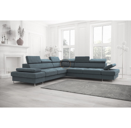 Rohová sedací souprava GALAXY MAX 280×280 - šedá , levá