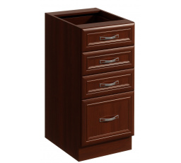 Kuchyňská dolní skříňka SYCYLIA D40S4, Ořech Milano