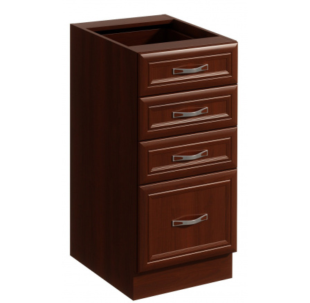 Kuchyňská dolní skříňka SYCYLIA D40S4, Ořech Milano